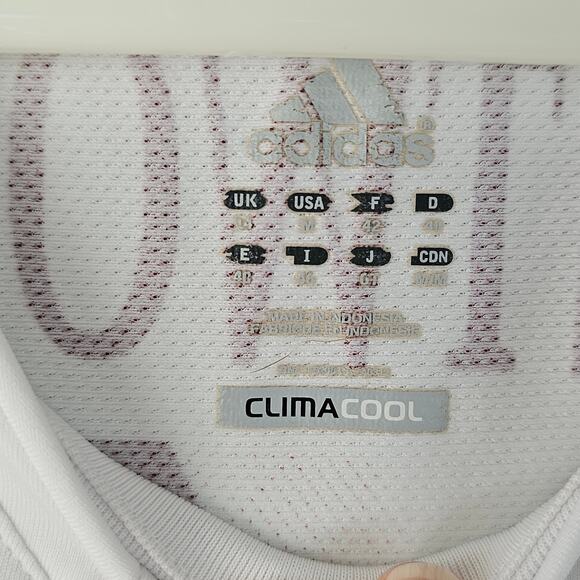 Women's Vintage Short sleeve Adidas Wentworth Military Academy athletic shirt M - Picture 3 of 6